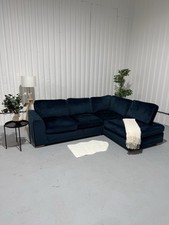 Navy DFS Orka Corner Sofa DELIVERY AVAILABLE!