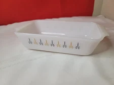 VTG Fire-King Ovenware Baking Dish/Loaf Pan Candle Glow 10-1/2”x 5-1/2”