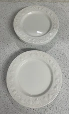 Franco Giorgi by Quadrifoglio Embossed Fuit Salad Appetizer Plate Lot of 7