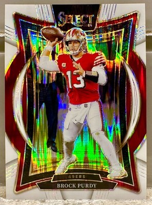 JERSEY # MATCH! 2024 Panini Select Brock Purdy #37 White Shock 13/199! 49ERS!