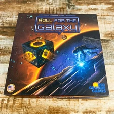Roll for the Galaxy Board Game w/ Broken Token Wooden Insert
