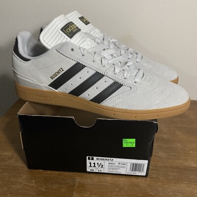 Size 11.5 - adidas Busenitz Pro Crystal White Olive Gum