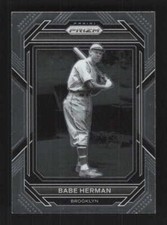 Babe Herman  2023 Panini Prizm   Brooklyn Dodgers #221