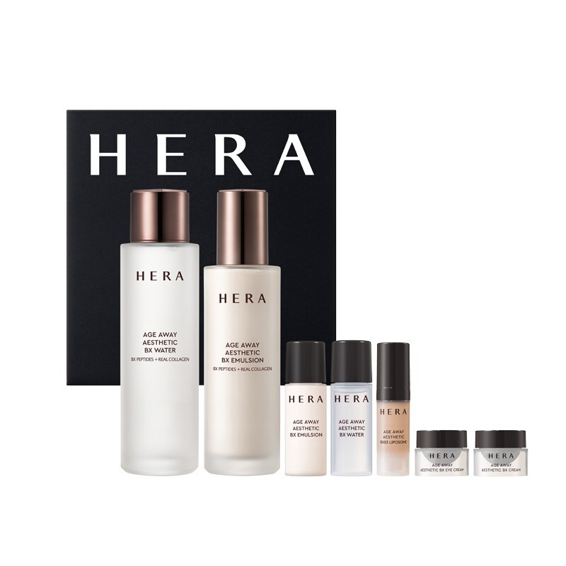 HERA Age Away Aesthetic BX Skin Care Duo Set Antienvejecimiento K-Beauty