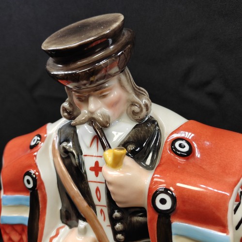 HEREND 5440 Hungarian Folk Brigand of Bakony Woods Figurine Pipe.Large 13.5” - Picture 4 of 24