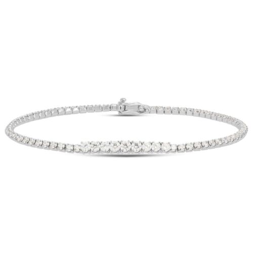 STROILI Womens Bracelet 1685261 Silver 925% Tennis 16cm - Picture 1 of 1
