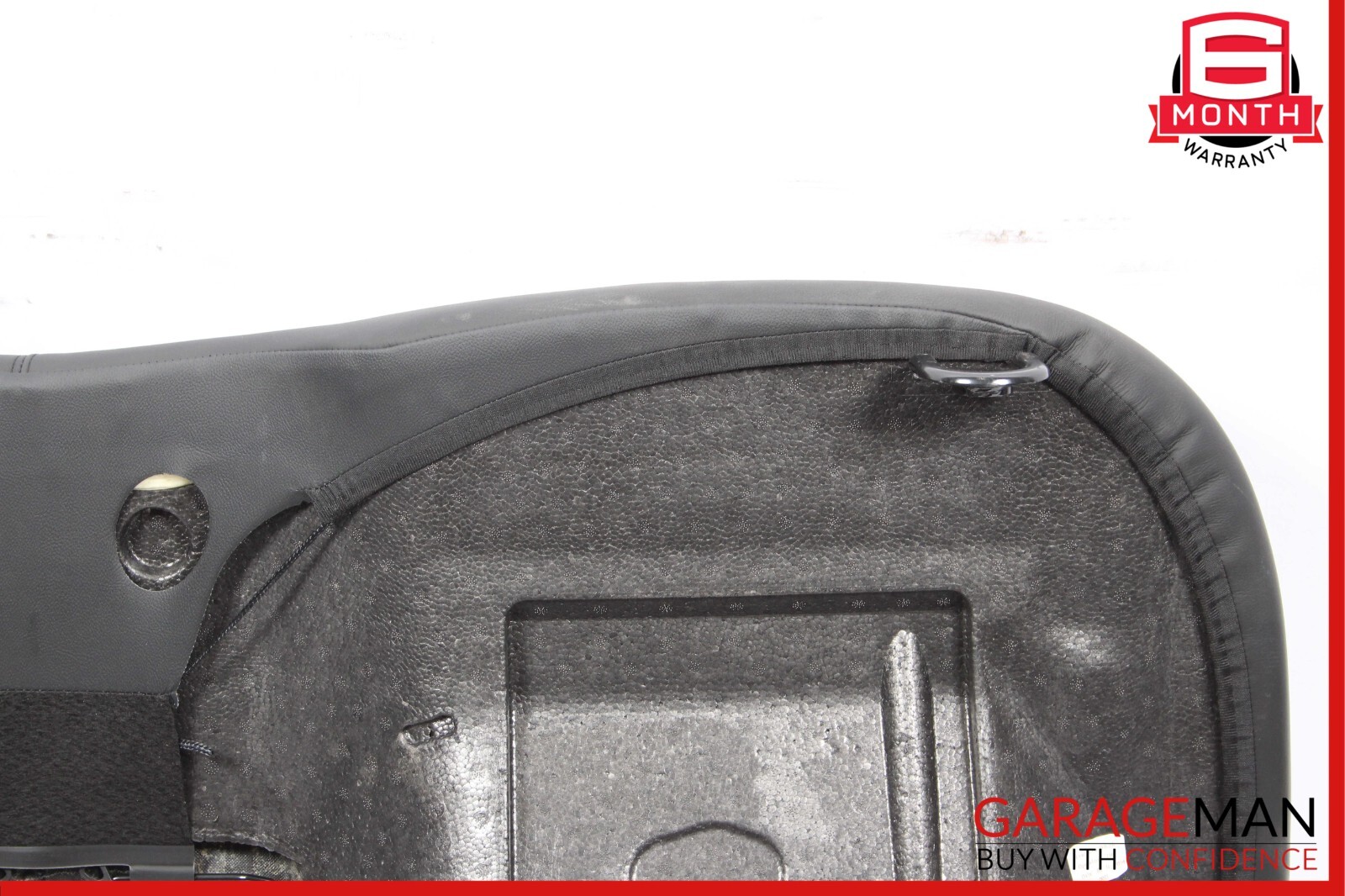 14-17 Maserati Ghibli Rear Bench Lower Bottom Seat Cushion Cover Black OEM