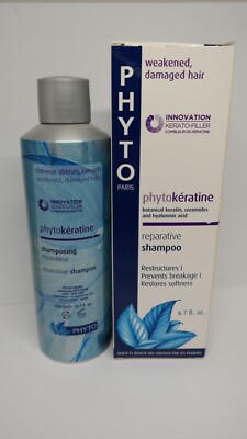 Phyto Paris PHYTOKERATINE Reparative Shampoo 6.7 fl oz New & Boxed
