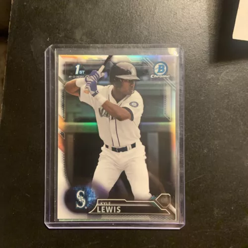 2016 1st Bowman Draft Chrome #BDC-60 Kyle Lewis Mariners Refractor