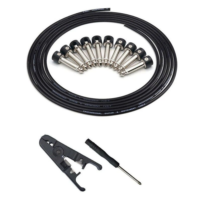 Solderless cheap guitar cables