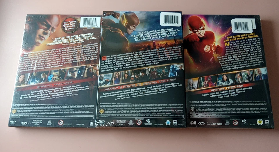 The Flash: Seasons 1,2 &6 (DVD) Brand New Sealed - Image 2 of 4