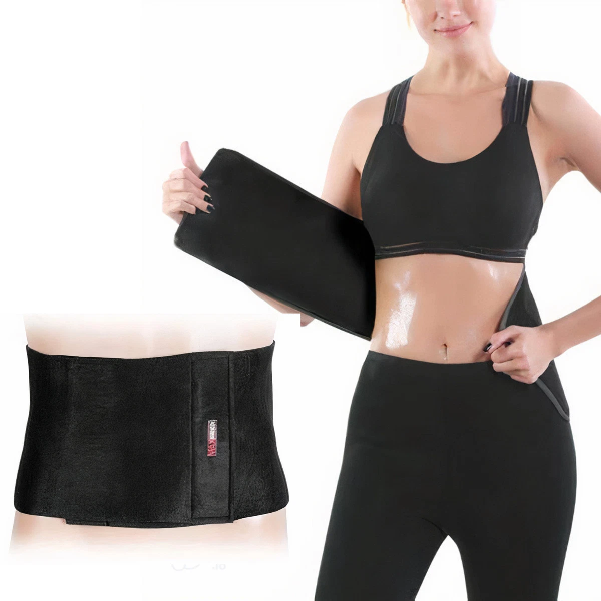 Corset Sauna Body Maxx Pour Femmes - Ceinture De Sudation Minceur Ventre - Yoga