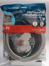 Eastman Dishwasher Installation Kit  Hose and Cord  1630551. 8 Foot. New Sealed
