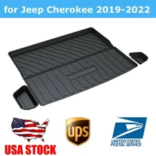 Fit for Jeep Cherokee 2019-2023 TPO Rear Trunk Cargo Area Floor Liner Tray Mat