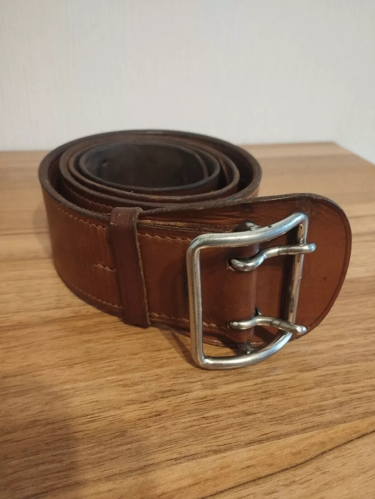 Soviet RKKA Officer’s Leather Belt M32, 1941, Rare, 112cm, WWll — image 1