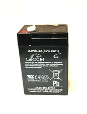 Leoch DJW6-4.0 (6 VOLT 4.0 AH) Rechargeable SLA BATTERY authentic