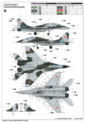 Trumpeter 1/32 03226 Model Kit Russian MiG-29UB Fulcrum Aircraft