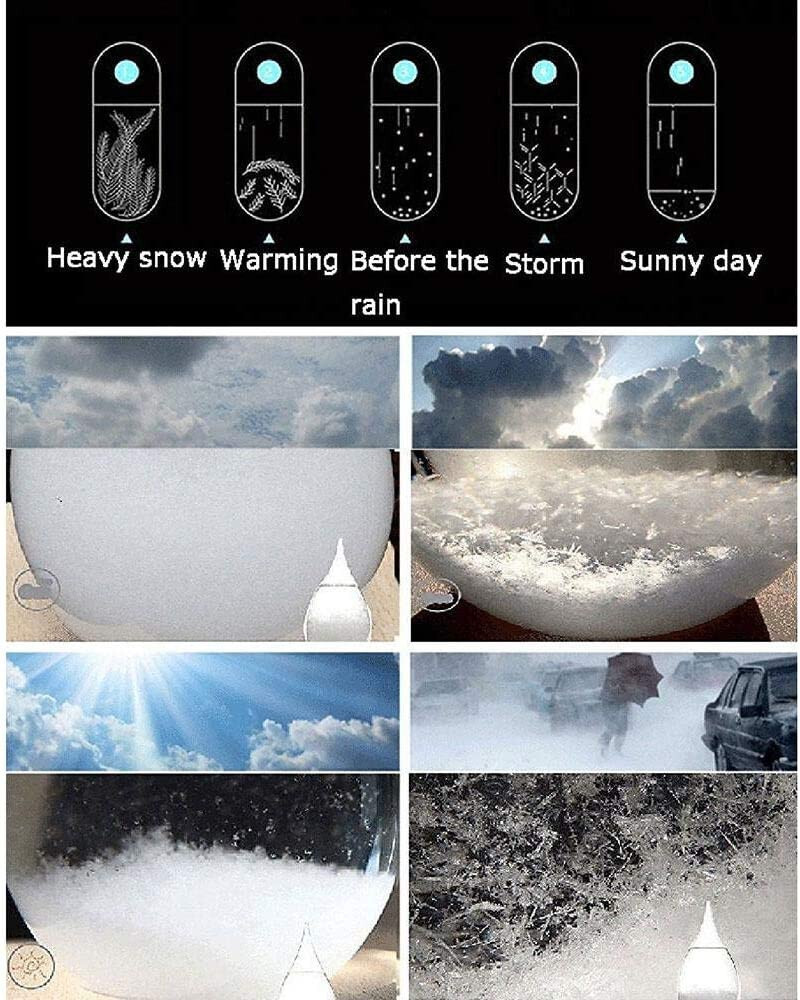 C&H Solutions Storm Glass Weather Stations Water Drop Weather Predictor Creative
