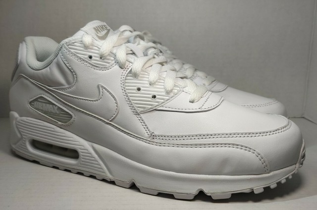 white leather running shoes