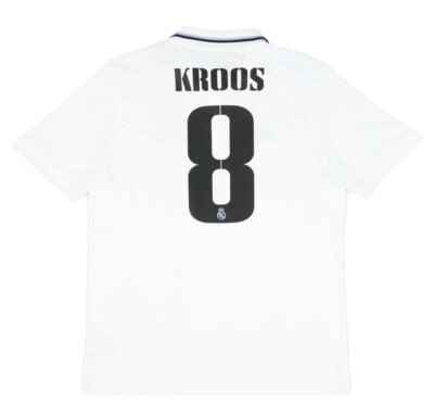 ADIDAS TONI KROOS 8 REAL MADRID AUTHENTIC MATCH HOME JERSEY 2022