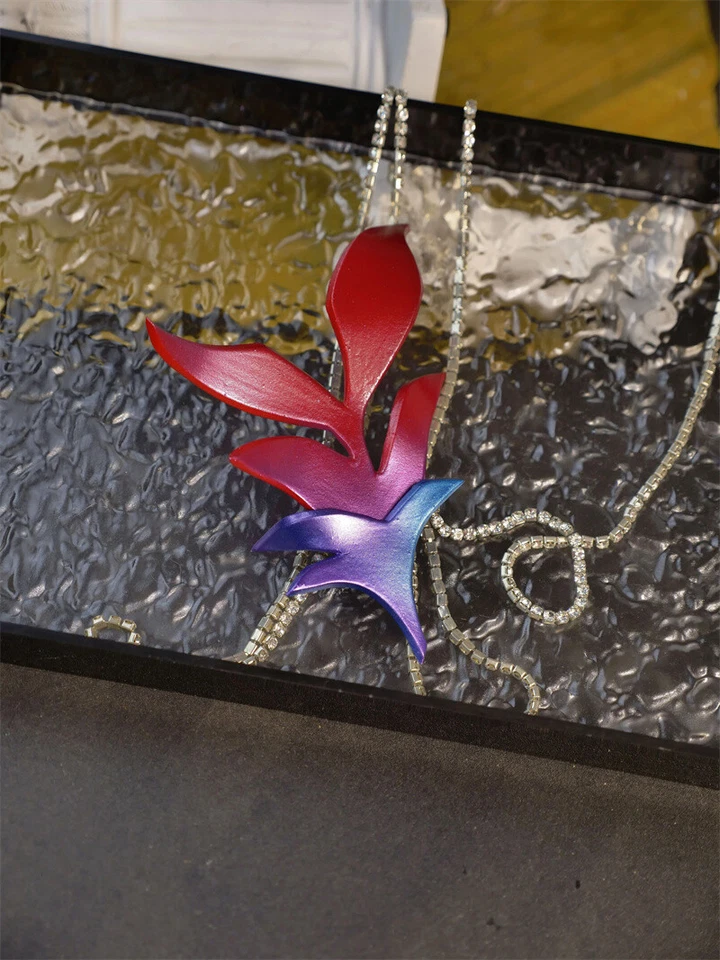 Arknights Eyjafjalla the Hvít Aska Cabeza de Cuerno Esquina Tocado Horquilla Accesorios  Foto 4 de 4