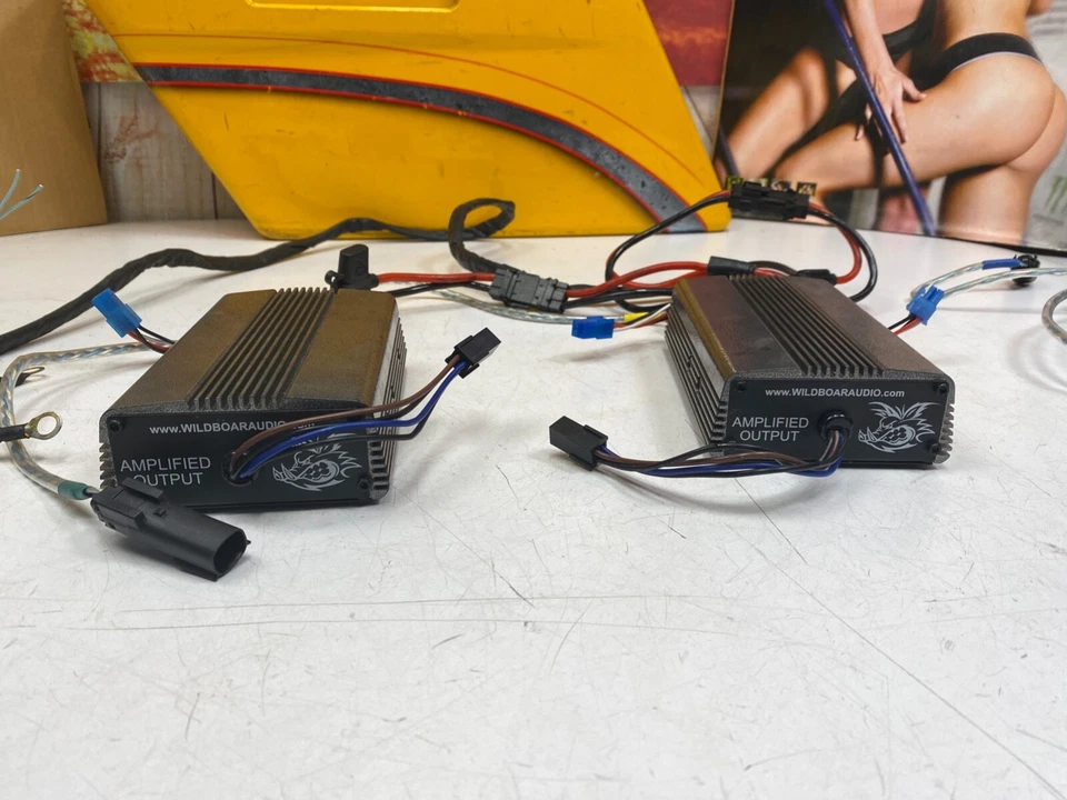 🔥Kit WBA Ultra con Amplificadores Duales 600W Para Harley Touring🔥 Foto 4 de 4