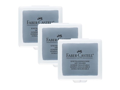 205004 - Knetradiergummi Art Eraser 127220 grau 3 Stück