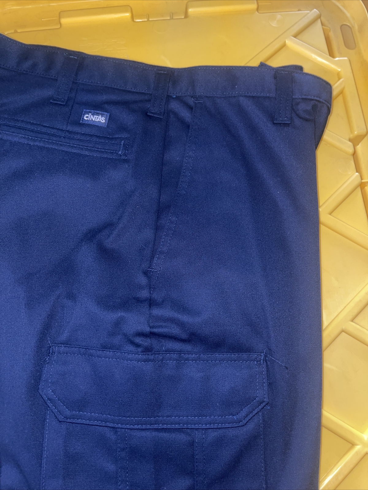 NEW Cintas 27020 ComfortFlex Mens Size 46x34 Navy Blue Cargo Uniform