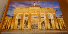 Deutschland Puzzle 1000 Teile - Brandenburger Tor Berlin Motiv, Holz, 75x50 Cm, Perfekt Als Geschenk Oder Souvenir