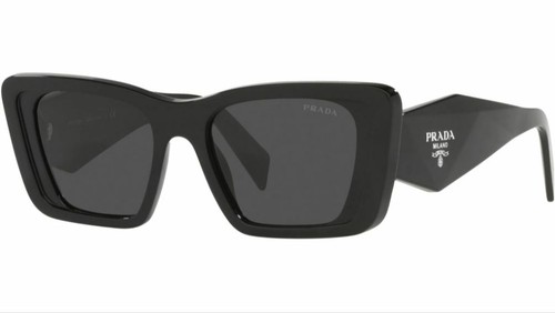 Occhiali da sole uomo donna Prada Symbole PR 08 YS neri squadrati e  rettangolari | eBay