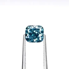 .50 Ct Natural Blue Diamond 5 mm Cushion Cut VVS1 D Grade GDGL Certified F11