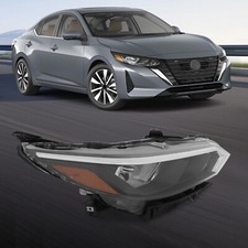 For 2024-2025 Nissan Sentra S/SV Halogen Headlight Headlamp 4-Pins Passenger RH