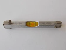 Vintage Sand-Stevens No. 555 Wire Line Level Bubble Works 3" Long