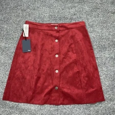 Wilfred Free Skirt Womens Size 6 Red Centinela Snap MIni 