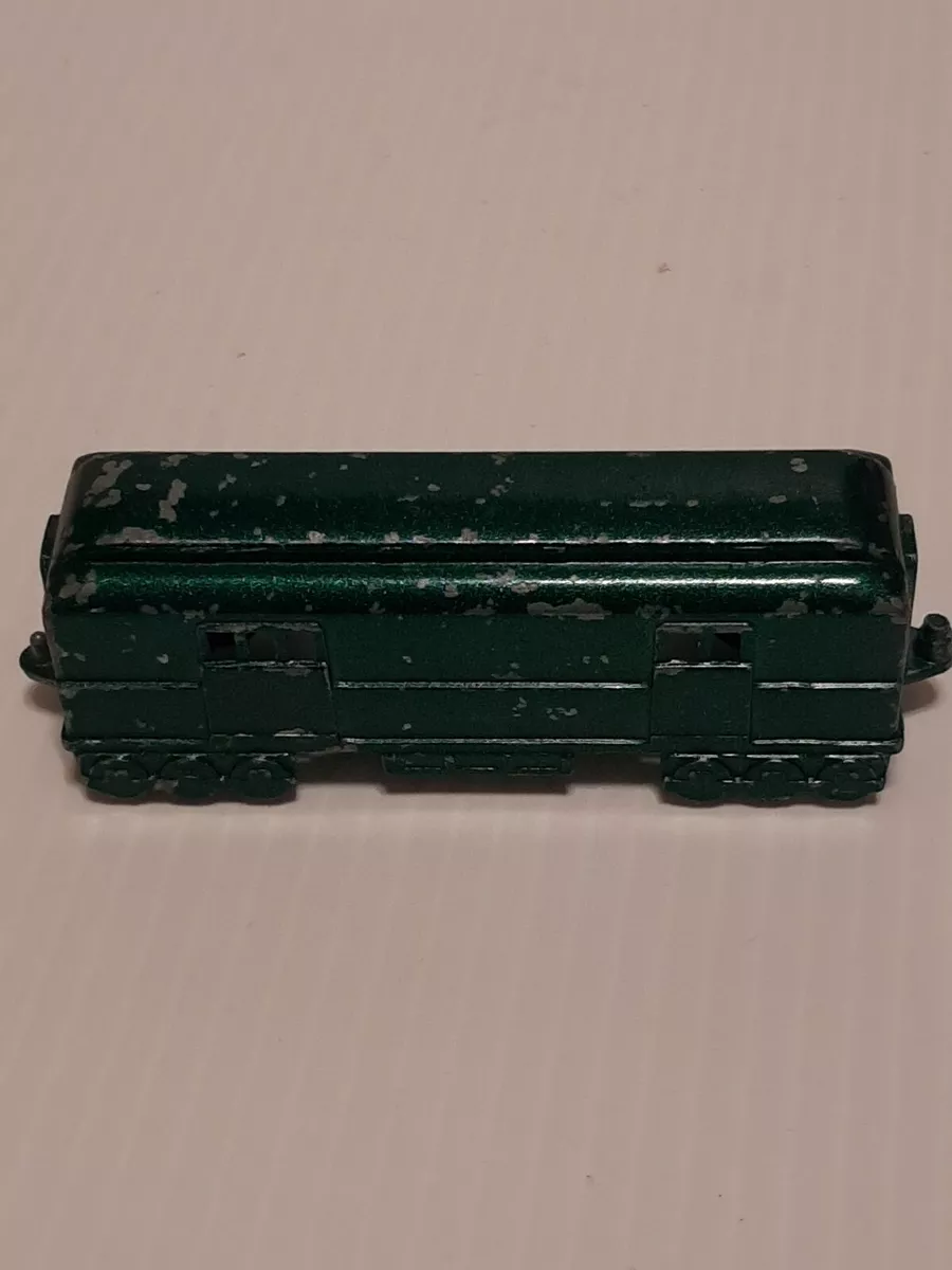 VINTAGE MIDGETOY ROCKFORD IL USA PAT 2775847 Train Car Die Cast Green