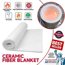 New White 10MM Thick Ceramic Fiber Insulation Mat - High Temperature Resistance