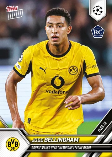 Jobe Bellingham - 2025-26 UCL Topps NOW® Card 12 - PR: 1460