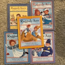 Lot of 5 Raggedy Ann and Andy Books Assorted Hardcover Jan Palmer And Laura FF