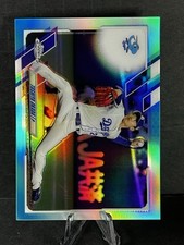 2021 Topps Chrome NPB #119 Toshiya Okada Aqua Refractor #/199