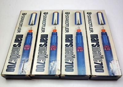 1x Vintage STAEDTLER Marsmatic 700 ISO 0.13 Technical Pen Germany w/ Box
