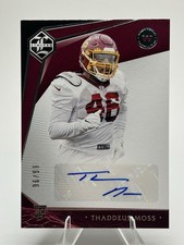 2020 Limited AUTO ROOKIE SP /99 Thaddeus Moss RC #239 Washington Card (c8). rookie card picture