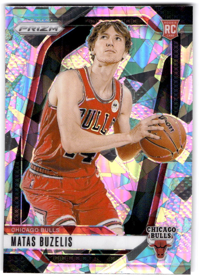 2024-25 Panini Prizm #252 Matas Buzelis Prizms Ice