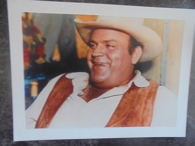 TOP BONANZA Farbfoto Hoss Dan Blocker! RAR!!