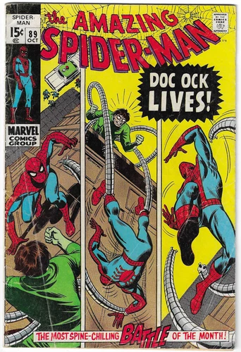 Amazing Spider-Man #89 (1970) Doc Ock Lives! Marvel Silver Age GD/VG NO RESERVE