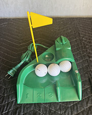 The Oscar Electric Putting Partner Corded Indoor Putting Trainer w/ Flag Green