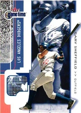 2001 Fleer Game Time #40 Gary Sheffield