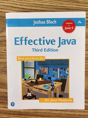 Effective Java 3e By Joshua Bloch ''NO MARKS''