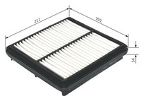 Bosch Luftfilter Fuer Daewoo 1457433963