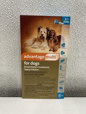 Advantage Multi Topical Solution For Dogs 9.1-20lbs 6 Months Supply EXP:SEP/2026