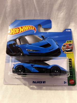 Hot Wheels McLaren W1 Blau - HW Exotics 5/10 - OVP - NEU - Hypercar 1:64